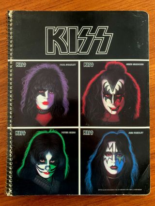 1978 Kiss Solo Albums Notebook/scrapbook - Aucoin Vintage Rare