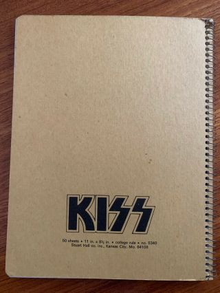 1978 KISS SOLO ALBUMS Notebook/Scrapbook - Aucoin Vintage Rare 2