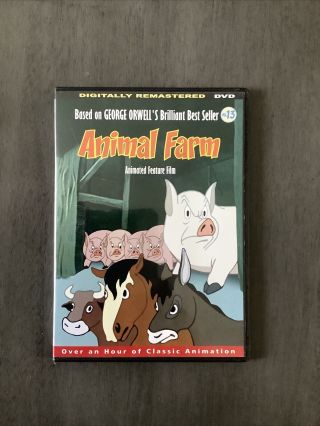 Animal Farm (dvd,  2004,  Slim - Case) Animated Rare George Orwell