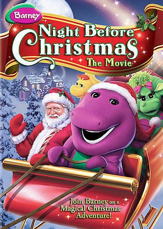 Barney - Night Before Christmas Rare Kids Dvd With Case & Art Buy 2 Get 1