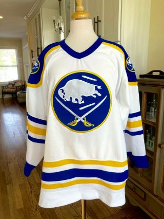 Rare Vintage 90s Starter Nhl Buffalo Sabres Hockey Jersey Size L