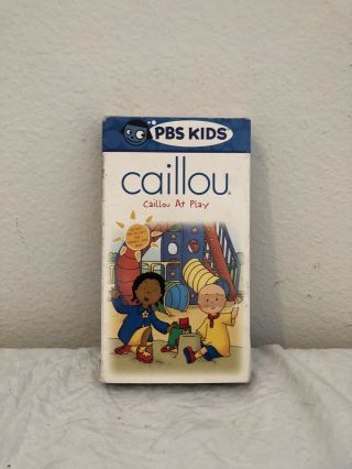 Caillou [vhs 2004] Caillou At Play Rare Kids Childrens Show 5 Adventures