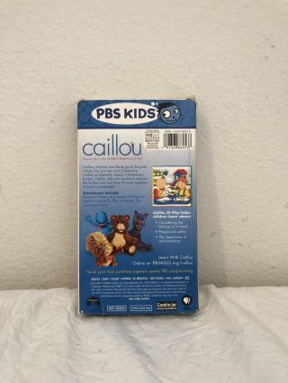 Caillou [VHS 2004] Caillou At Play Rare Kids Childrens Show 5 Adventures 2