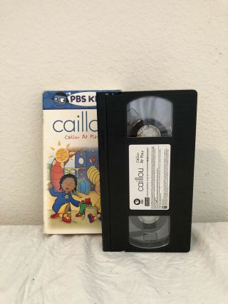 Caillou [VHS 2004] Caillou At Play Rare Kids Childrens Show 5 Adventures 3