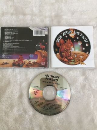 Anthony Phillips Wise After The Event Cd Genesis Peter Gabriel Oop Rare Prog