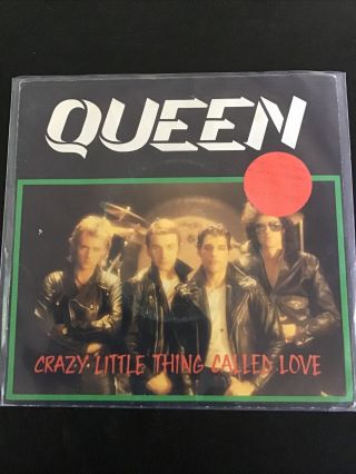 Queen Crazy Little Thing Called Love Freddie Mercury Picture Sleeve Rare 7” 45