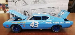Rare 1969 Richard Petty 43 Torino Cobra 1:24 Lane Collectables Nascar Die - Cast