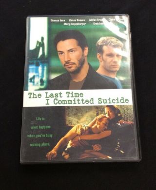 The Last Time I Committed Suicide (dvd,  2005) Rare Oop Keanu Reeves Thomas Jane