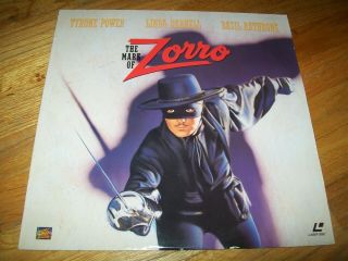 The Mark Of Zorro Laserdisc Ld Very Rare Tyrone Power B&w