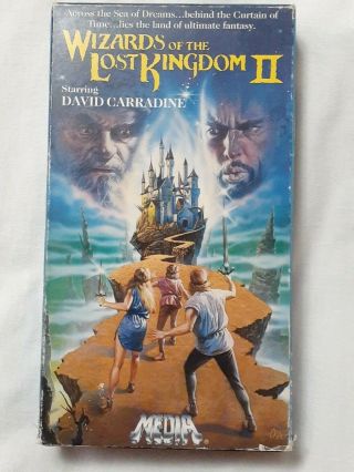 Wizards Of The Lost Kingdom 2 (vhs,  1996) Oop Out Of Print Rare