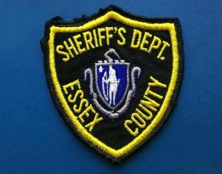 Rare Vintage Essex County Sheriff Collectable Uniform Shoulder Patch Crest E