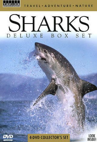 Sharks Rare Dvd 4 - Disc Set Complete With Case & Cover Artwork Buy 2 Get 1