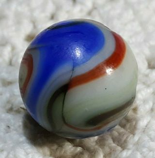 Antique Vintage Old Marble - Beaitiful Unknown 3 - 4 Color Swirl 5/8 " (1)