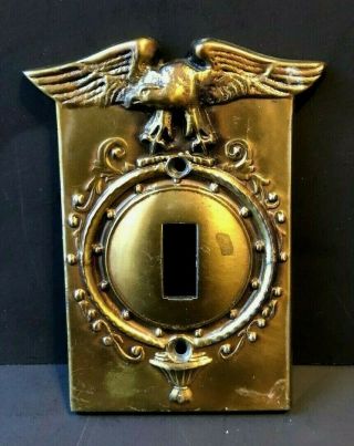 American Eagle Brass Light Switch Outlet Cover