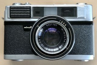 Rare Vintage Minolta Al 35mm Rangefinder Film Camera -