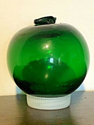 Vintage Blown Glass Emerald Green Fishing Float Japan? Nautical