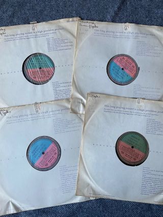 Ultra Rare Not Issued 1958 Uk Decca Stereo 4xtests Queen Of Spades Os25164 - 7 Ex,