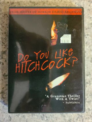 Do You Like Hitchcock? (dvd,  2006) Rare Oop Anchor Bay Dario Argento