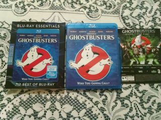Ghostbusters (blu - Ray Essentials) Great Shape W/slipcover Rare Murray Akroyd
