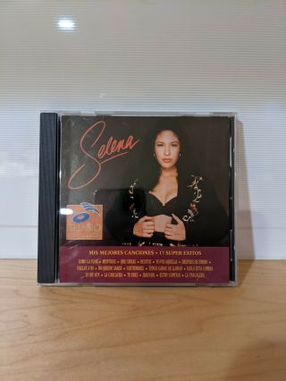 Selena ‎– Mis Mejores Canciones - 17 Exitos 1993 Emi Rare Cd Latin Tejano