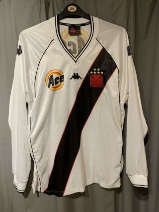 Vasco Da Gama Football Shirt 1999/00 Kappa (l/xl) Player Issue Brazil Very Rare