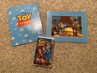 Rare 1996 Disney’s Pixar Toy Story & Exclusive Commemorative Lithograph