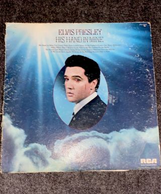 Elvis Presley Record His Hand In Mine Rca Stereo Vintage Vinyl Lp Rare