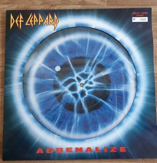 Def Leppard - Adrenalize - 1992 Rare Ltd Numbered Picture Disc Record Vinyl Lp
