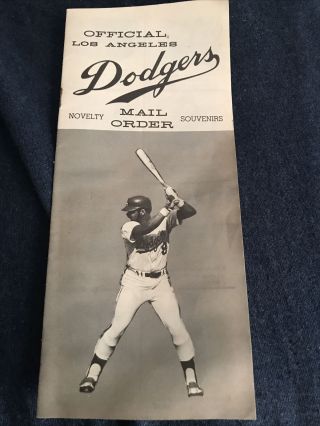 Los Angeles Dodgers Official Vintage Souvenir Pamphlet Rare