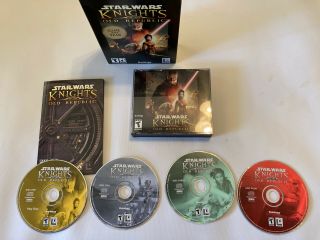 Star Wars Knights Of The Old Republic - Pc Cd - Rom Game - Goty Edition Rare