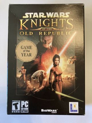 Star Wars Knights Of The Old Republic - PC CD - ROM Game - GOTY Edition RARE 2