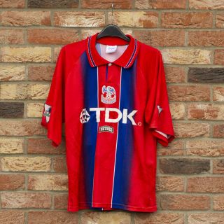 Crystal Palace Home Football Shirt 95/96 Medium (m) Vintage Soccer Jersey Rare