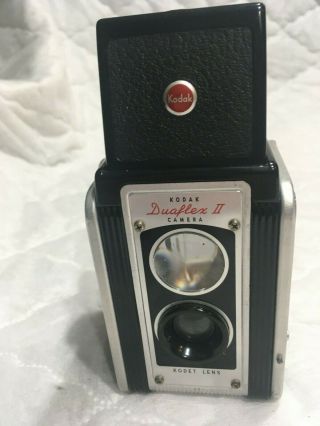 Vintage Antique Kodak Duaflex Ii Film Camera With Kodet Lens