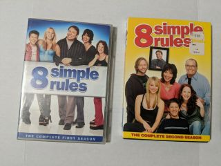 8 Simple Rules - Season 1 And 2 Dvd Rare Oop Please Read