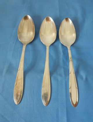 Nobility Plate Oneida Silverplate Reverie 1937 Oval Place Soup Spoon Spoons - 3