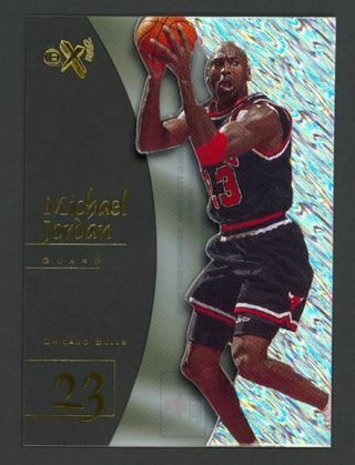 Michael Jordan 1997 - 98 E - X2001 9 - Chicago Bulls - Rare -