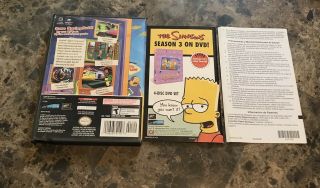 The Simpsons: Hit & Run (GameCube,  2003) Player ' s Choice COMPLETE RARE Nintendo 2
