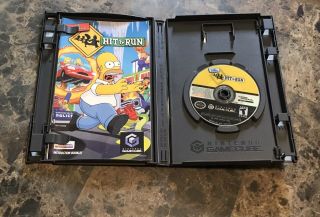 The Simpsons: Hit & Run (GameCube,  2003) Player ' s Choice COMPLETE RARE Nintendo 3