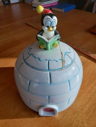 1958 Walter Lantz " Chilly Willy " Cookie Jar By Napco - Very Rare