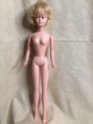 Vintage Barbie Doll Clone 1960s Bubble Cut Blonde