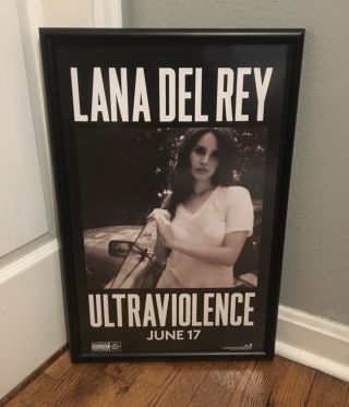 Ultra Rare Lana Del Rey Poster Ultraviolence 14x22 Inches Ds Honeymoon Ldr