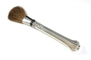 One Ladies Vintage Towle Sterling Silver Make Up Brush