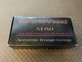 Cerwin Vega Ai 6.  0 Rare Old School Car Audio Speakers