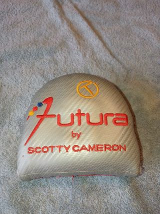Scotty Cameron Golf Futura Circle T Rare Mallet Putter Headcover Head Cover Good