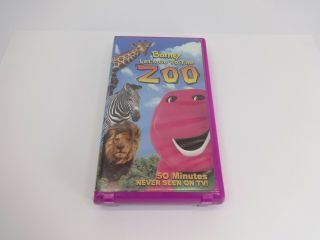 Rare Screener Limited Edition Vhs: Barney Let 