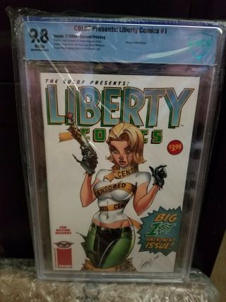 Cbldf Presents Liberty Comics 1 Nm/m 9.  8⛓️campbell Variant 2nd Printing Rare