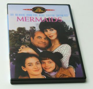Mermaids 1990 Dvd Rare Oop Cher Winona Ryder Christina Ricci Vg Fast Ship