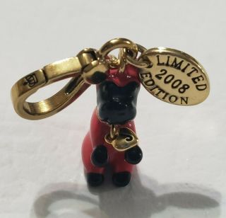 Rare Juicy Couture Limited Edition 2008 Red Yorkie Charm