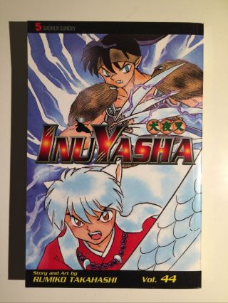 Inuyasha Vol 39 & 44 By Rumiko Takahashi Manga Rare Oop Viz Media English