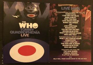 The Who Tommy And Quadrophenia Live Dvd 2005 3 - Disc Set Rare